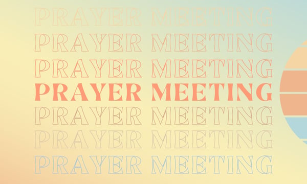 Prayer Meeting Image